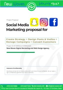 Social Media Marketing Proposal New Waves Qatar pdf | Social-Media-Marketing-Proposal-New-Waves-Qatar | New Waves App Development