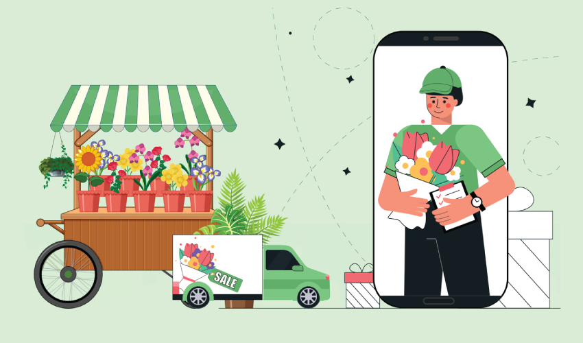 How to Build A Flower Delivery App A Detailed Guide cover | How to Build A Flower Delivery App - Comprehensive Guide to Flower Delivery App Development | New Waves App Development